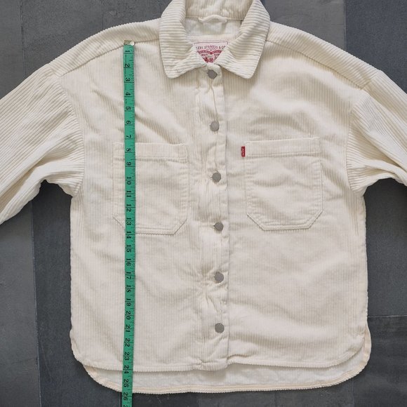 NWOT Levi's Women's Zip-Front Oversized Corduroy Shacket - S - 100% cotton - Picture 12 of 12